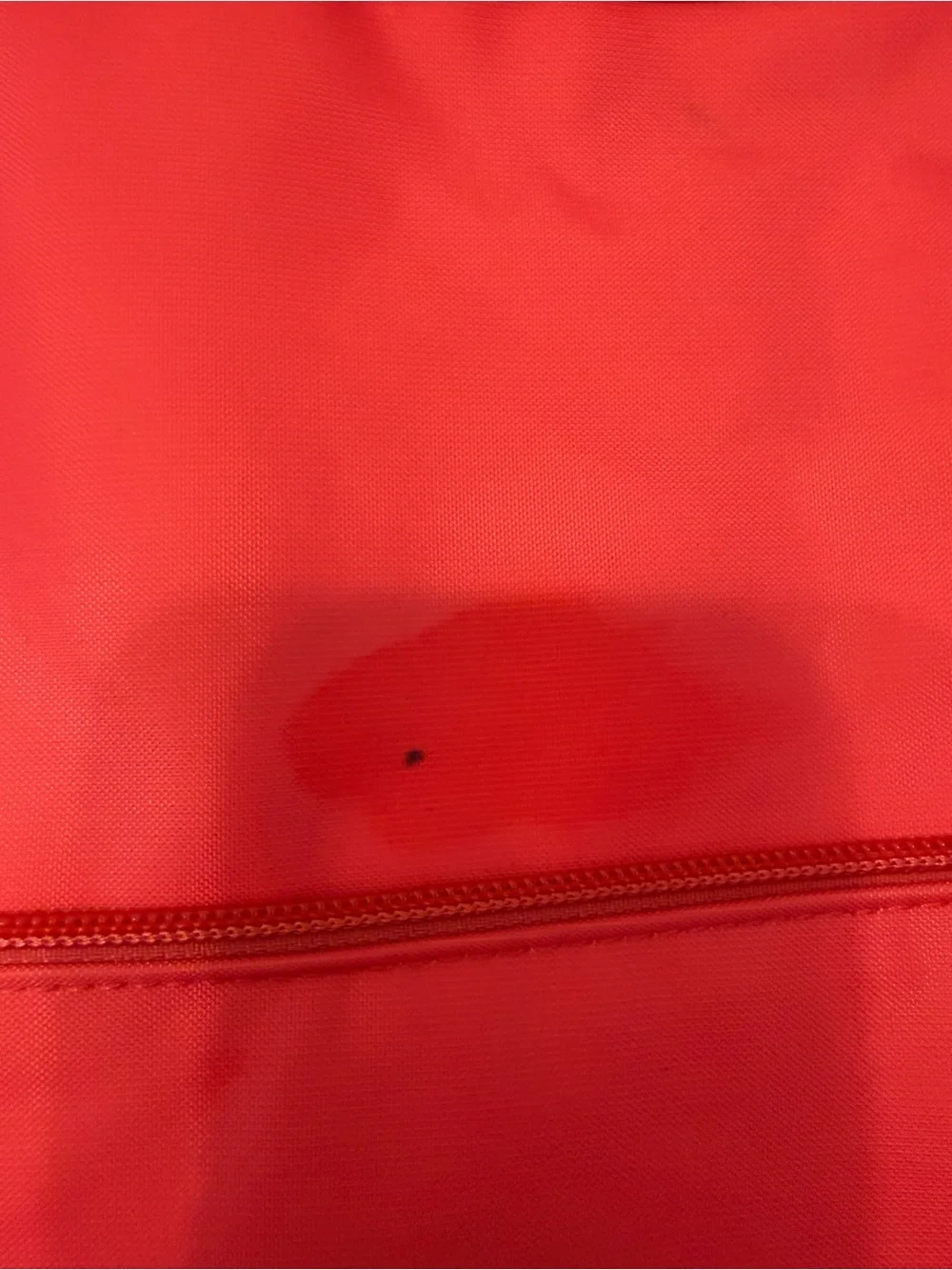 Longchamp Coral Red Tote Bag with Brown Handles - Women Bags - Picture 7 of 9